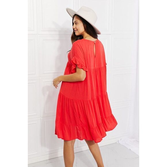 Culture Code Full Size Tulip Fields Tiered Midi Dress - Picture 11 of 13